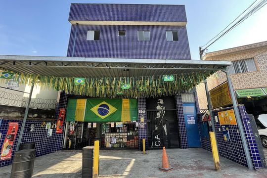 Fachada  de apartamento para alugar com 1 quarto, 30m² em Cangaiba, São Paulo