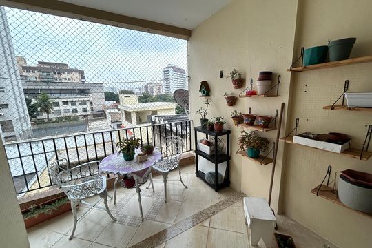 Varanda da Sala de apartamento à venda com 3 quartos, 104m² em Todos Os Santos, Rio de Janeiro