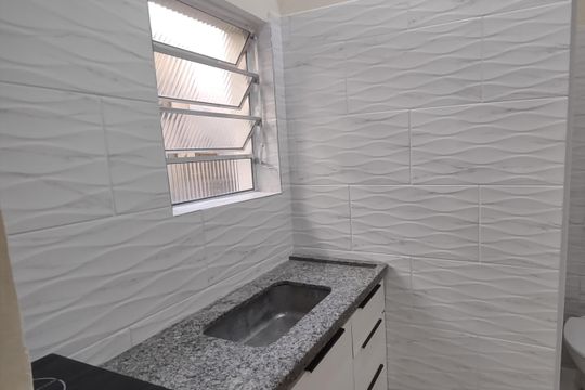Cozinha de casa para alugar com 1 quarto, 10m² em Fundação, São Caetano do Sul