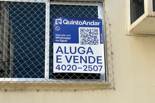 Fachada + placa de apartamento à venda com 2 quartos, 48m² em Todos Os Santos, Rio de Janeiro