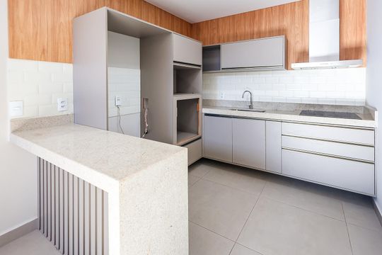 Cozinha de casa de condomínio para alugar com 3 quartos, 100m² em Jardim Montreal Residence, Indaiatuba