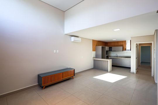 Sala de casa de condomínio para alugar com 3 quartos, 100m² em Jardim Montreal Residence, Indaiatuba