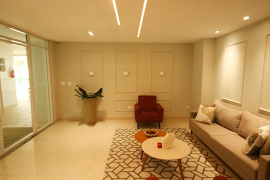 Área comum de apartamento para alugar com 2 quartos, 90m² em Vila Balnearia, Praia Grande