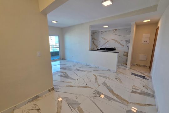 Sala de apartamento para alugar com 2 quartos, 90m² em Vila Balnearia, Praia Grande