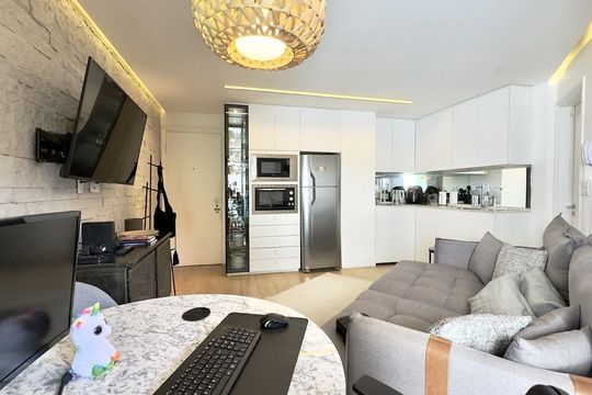 Sala de apartamento à venda com 1 quarto, 40m² em Itaim Bibi, São Paulo