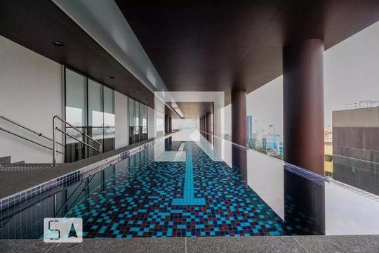 Área comum - Piscina de apartamento para alugar com 1 quarto, 49m² em Consolação, São Paulo
