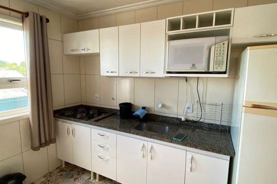 Cozinha de apartamento para alugar com 3 quartos, 73m² em Lorenzi, Cachoeirinha