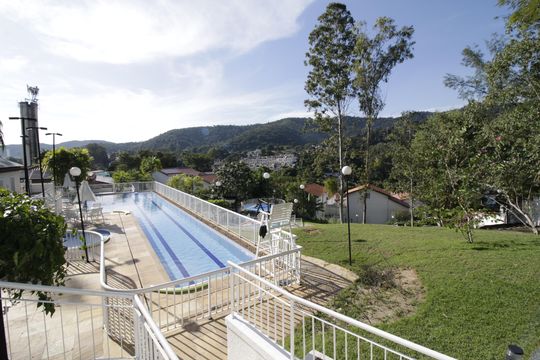 Área comum - Piscina de casa de condomínio para alugar com 4 quartos, 120m² em Freguesia (jacarepaguá), Rio de Janeiro