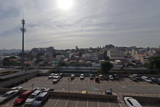 Vista da Sacada da Sala de apartamento à venda com 2 quartos, 50m² em Parque Erasmo Assunção, Santo André