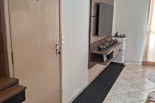 Sala de apartamento à venda com 3 quartos, 80m² em Jardim Campos Eliseos, Campinas