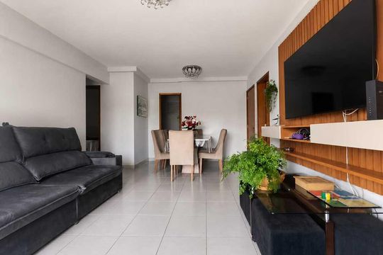 Sala de apartamento para alugar com 2 quartos, 101m² em Village Veneza, Goiânia