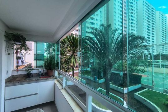 Varanda de apartamento para alugar com 2 quartos, 101m² em Village Veneza, Goiânia