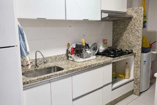 Cozinha de apartamento para alugar com 2 quartos, 101m² em Village Veneza, Goiânia