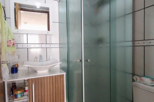 Banheiro de apartamento à venda com 3 quartos, 72m² em Jardim Lajeado, São Paulo
