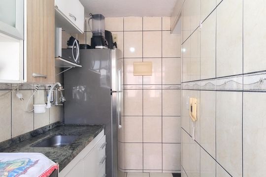 Cozinha - Área de Serviço de apartamento à venda com 3 quartos, 72m² em Jardim Lajeado, São Paulo