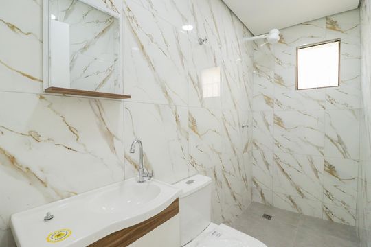 Banheiro de apartamento para alugar com 1 quarto, 38m² em Lauzane Paulista, São Paulo