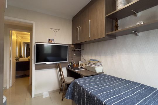 Quarto de apartamento à venda com 2 quartos, 85m² em Jardim Santa Edwirges, Guarulhos