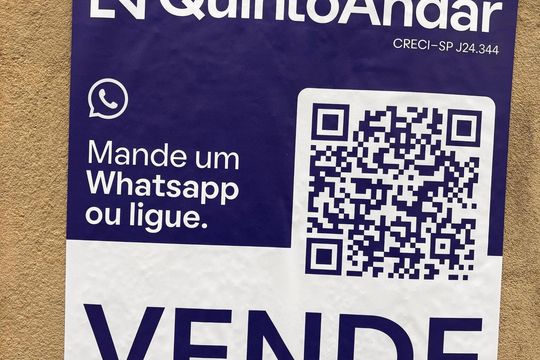 Placa de apartamento à venda com 2 quartos, 54m² em Chácaras São Luís, Barueri