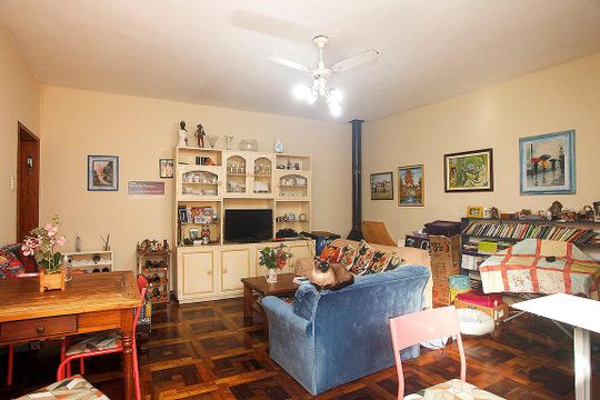 Sala de apartamento à venda com 3 quartos, 119m² em Cidade Baixa, Porto Alegre