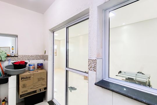Área de Serviço de casa de condomínio à venda com 2 quartos, 52m² em Vila Marieta, São Paulo