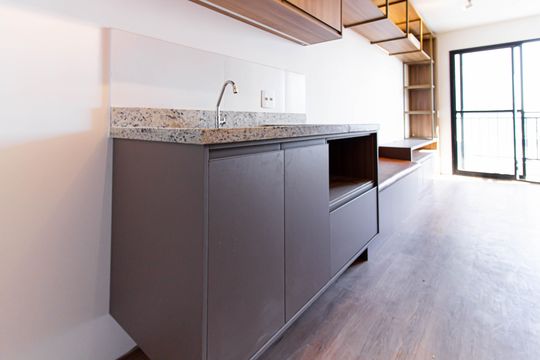 Cozinha de kitnet/studio à venda com 1 quarto, 25m² em Vila Leopoldina, São Paulo