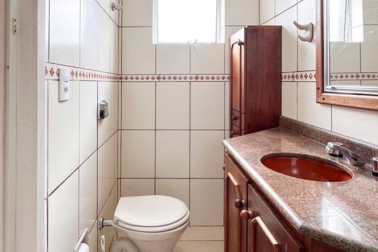 Banheiro da Suíte 1 de apartamento para alugar com 3 quartos, 110m² em Centro, São Bernardo do Campo
