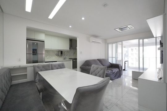 Sala de apartamento para alugar com 3 quartos, 92m² em Bosque da Saúde, São Paulo