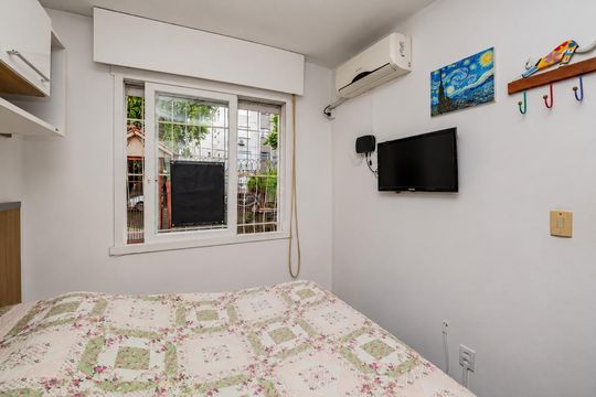 Quarto de apartamento à venda com 1 quarto, 37m² em Jardim Paulistano (Zona Norte), São Paulo