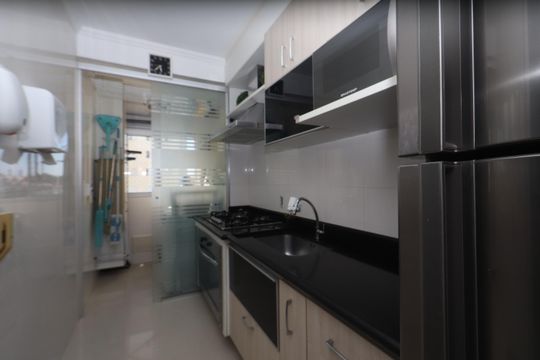 Cozinha de apartamento à venda com 2 quartos, 53m² em Vila Prudente, São Paulo