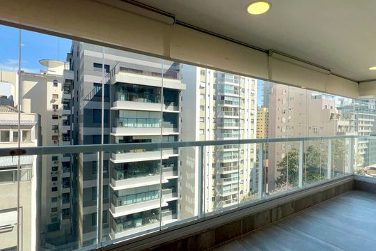 Varanda de apartamento à venda com 1 quarto, 48m² em Consolação, São Paulo