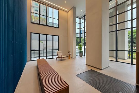 Área comum de kitnet/studio à venda com 1 quarto, 23m² em Vila Cordeiro, São Paulo