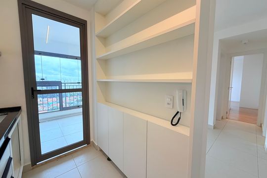 Cozinha de apartamento para alugar com 2 quartos, 58m² em Chácara Santo Antônio (zona Sul), São Paulo