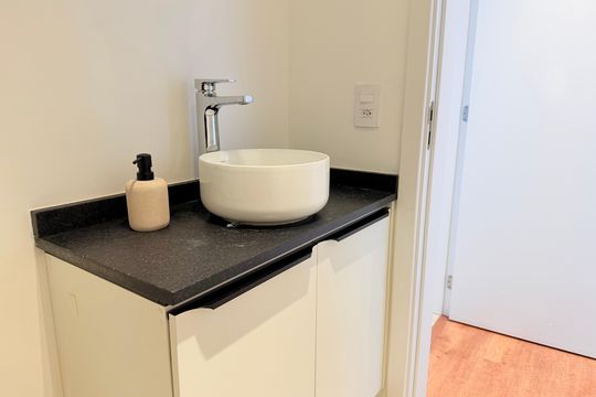 Banheiro 2 de apartamento para alugar com 2 quartos, 58m² em Chácara Santo Antônio (zona Sul), São Paulo