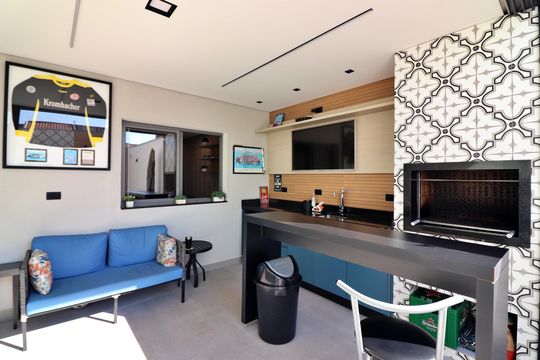 Espaço Gourmet e Quintal  de casa à venda com 3 quartos, 232m² em Bairro Assunção, São Bernardo do Campo