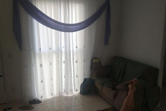 Sala de apartamento para alugar com 2 quartos, 47m² em Nacional, Contagem
