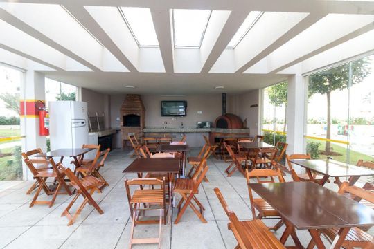 Area Comum - Churrasqueira de apartamento à venda com 3 quartos, 86m² em Vila Augusta, Guarulhos