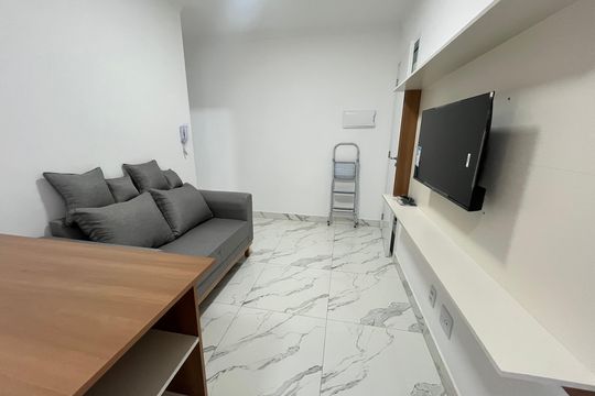 Sala de apartamento para alugar com 1 quarto, 30m² em Parque Peruche, São Paulo