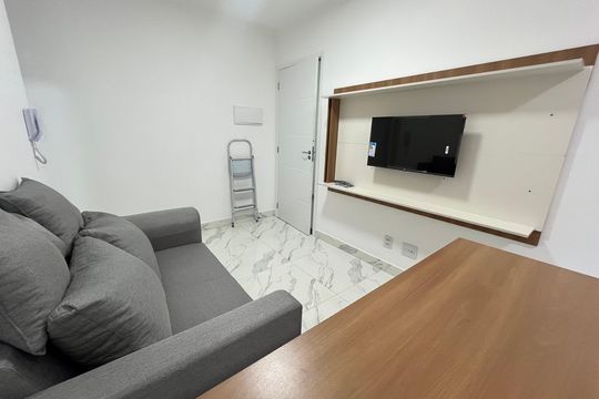 Sala de apartamento para alugar com 1 quarto, 30m² em Parque Peruche, São Paulo