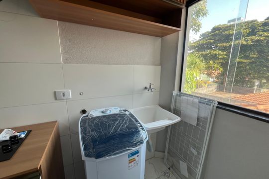 Área de Serviço de apartamento para alugar com 1 quarto, 30m² em Parque Peruche, São Paulo