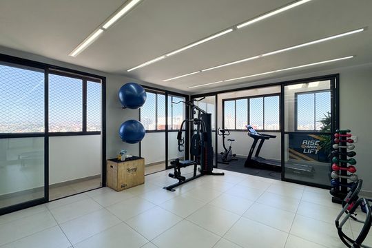 Área comum - Academia de apartamento para alugar com 2 quartos, 54m² em Baeta Neves, São Bernardo do Campo