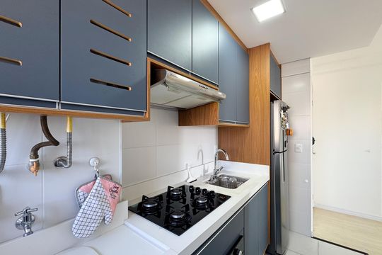 Cozinha  de apartamento para alugar com 2 quartos, 54m² em Baeta Neves, São Bernardo do Campo