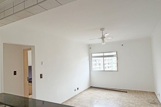 Sala de apartamento para alugar com 2 quartos, 65m² em José Menino, Santos