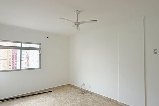 Sala de apartamento para alugar com 2 quartos, 65m² em José Menino, Santos