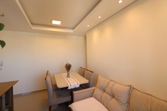 Sala de apartamento à venda com 2 quartos, 45m² em Campanário, Diadema