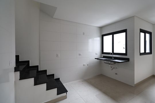 Cozinha de apartamento à venda com 3 quartos, 136m² em Paraíso, Santo André