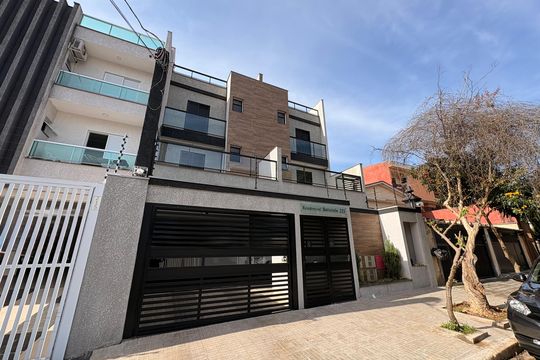 Fachada  de apartamento à venda com 3 quartos, 136m² em Paraíso, Santo André
