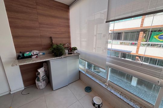 Varanda de apartamento à venda com 3 quartos, 76m² em Recreio dos Bandeirantes, Rio de Janeiro