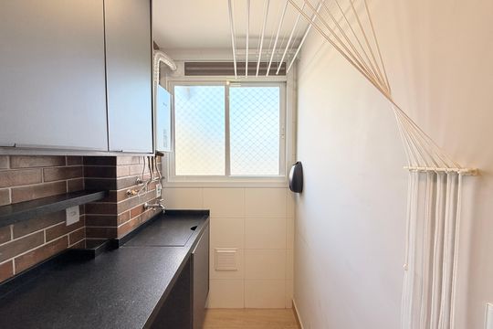 Área de Serviço de apartamento à venda com 2 quartos, 55m² em Jardim do Lago, Jundiaí