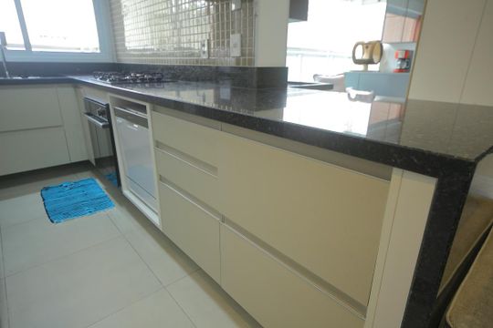 Cozinha  de apartamento à venda com 2 quartos, 78m² em Baeta Neves, São Bernardo do Campo