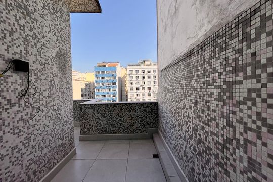 Varanda quarto 1 de apartamento à venda com 3 quartos, 120m² em Copacabana, Rio de Janeiro